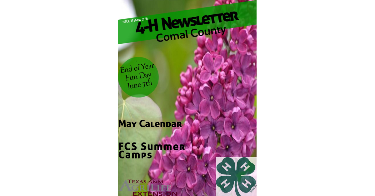 Comal County 4H May 2018