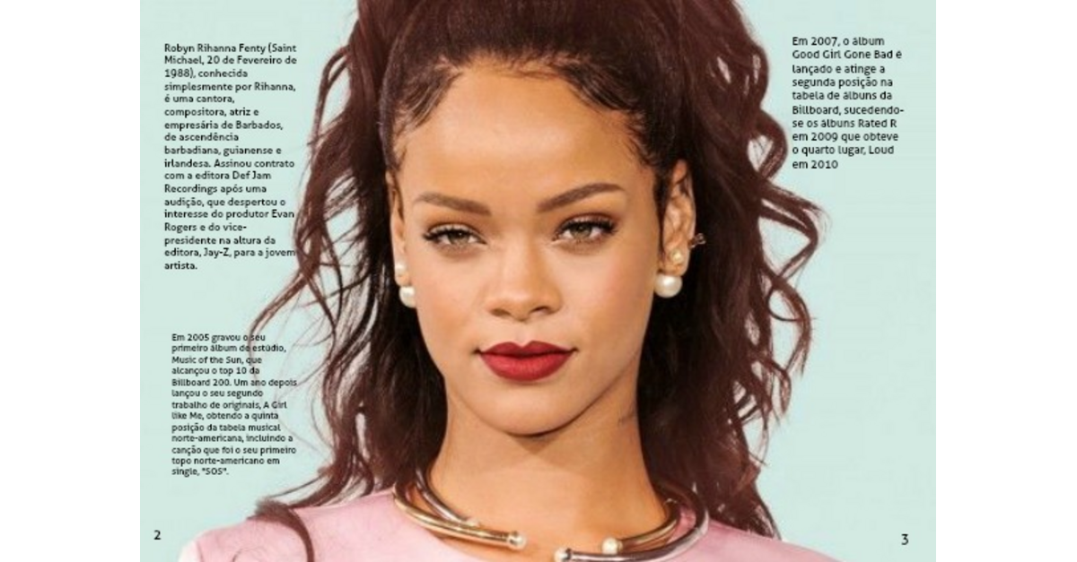 Revista Rihanna Page 2