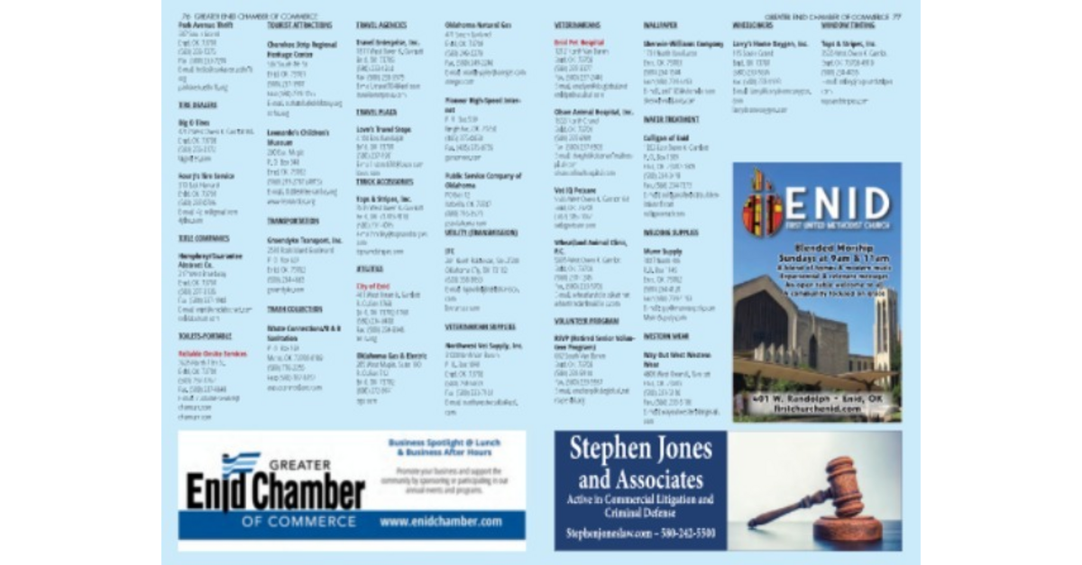 Greater Enid Chamber of Commerce 20212022 Page 76