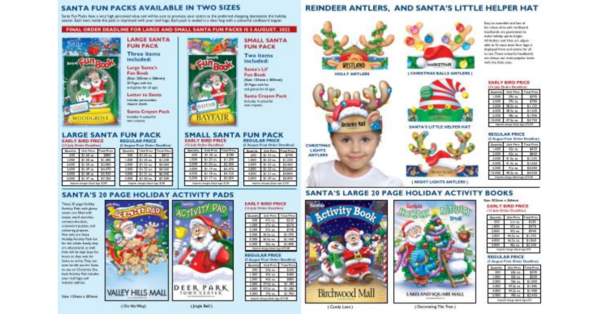 Mall Media Kids Christmas 2022 Australia  Page 2