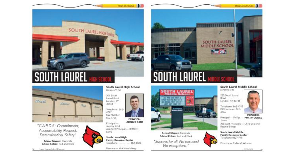 Laurel County School Directory 20222023 Page 32