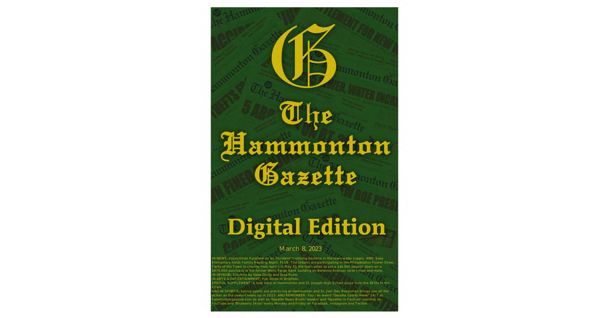 The Hammonton Gazette 03/08/23 Edition