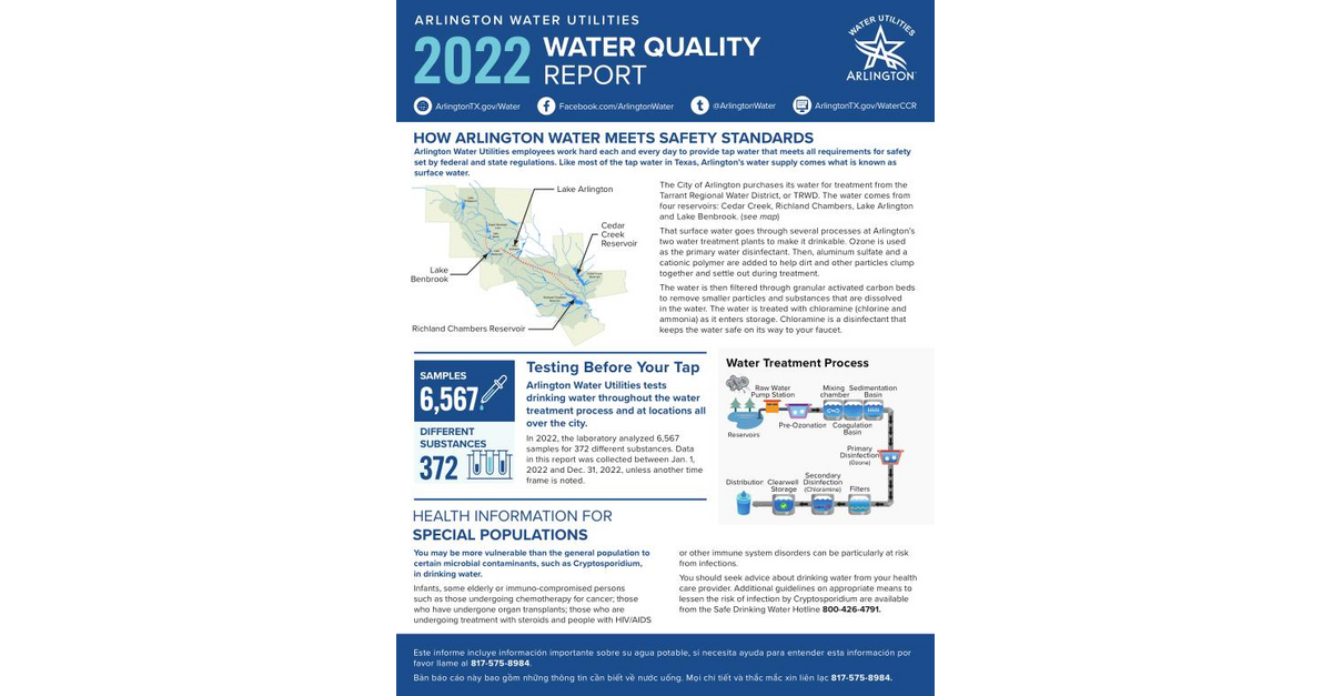 2022 Water Quality Report 2022 Water Quality Report