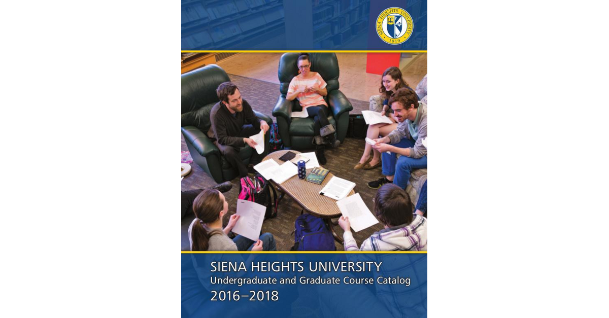 Siena Heights Course Catalogs