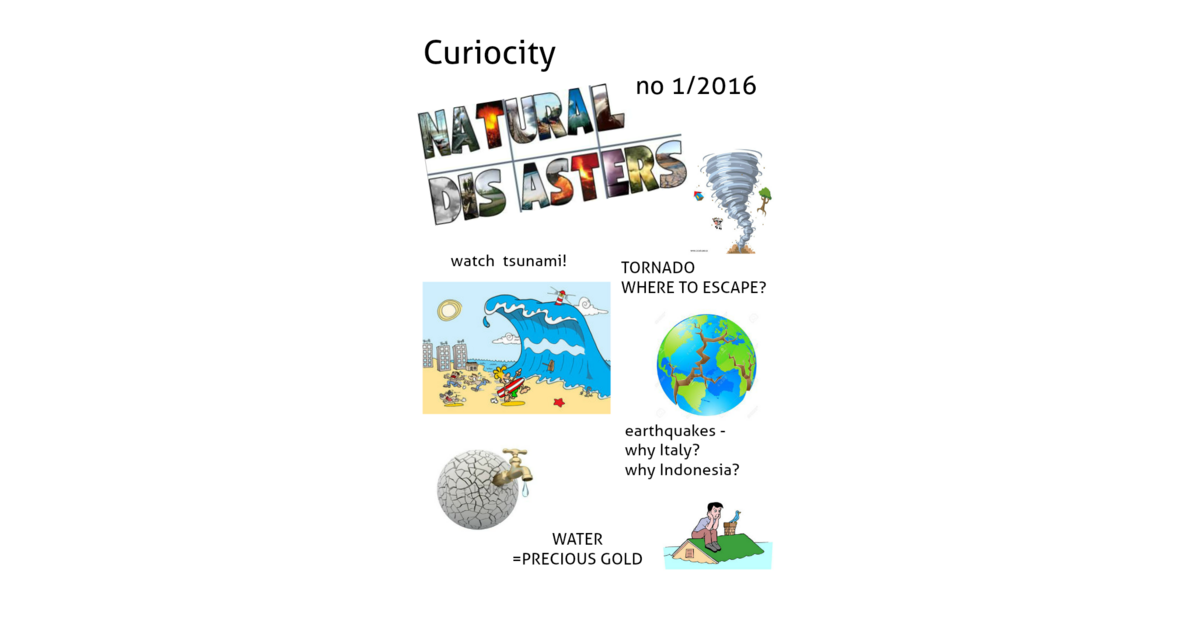 Curiosity Natural disasters
