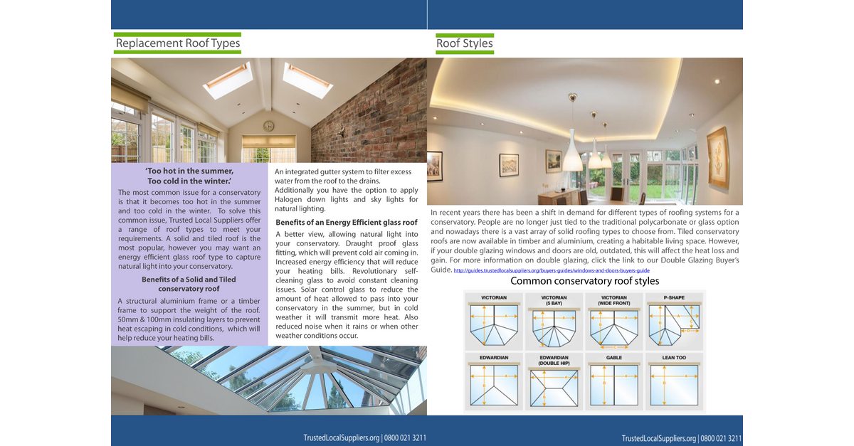 Conservatory Roof Buyers Guide Conservatory Roof Buyers Guide Page 4 Conservatory Roof Buyers Guide Conservatory Roof Buyers Guide Page 4