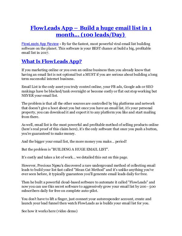 Marketing FlowLeads App Review BIGGEST jaw drop bonuses