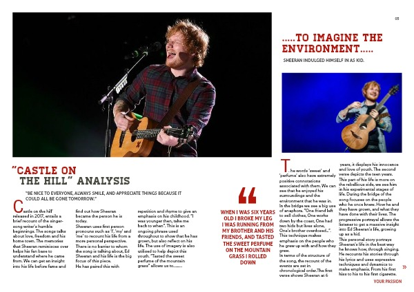 ledematen Succes Conserveermiddel Ed Sheeran Song Analysis Ed Sheeran Analysis - Page 5
