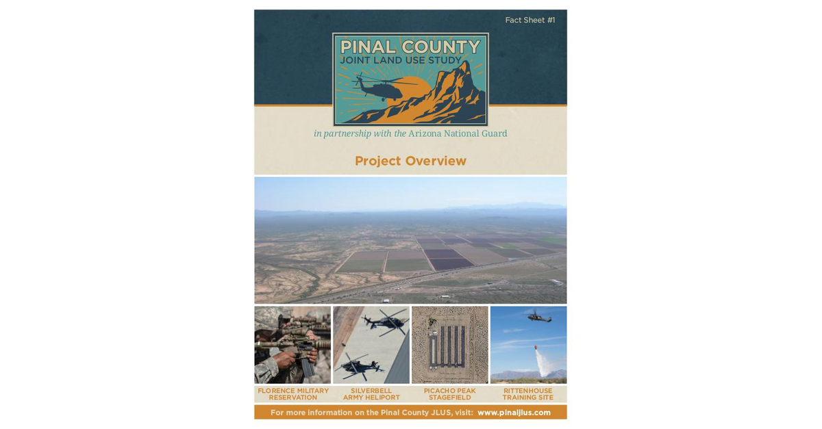 Pinal County JLUS Fact Sheet 1