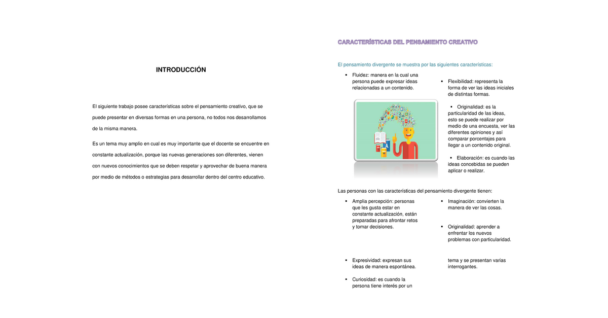 Pensamiento Creativo Revista trabajo pensamiento creativo revista Page 2 Pensamiento Creativo Revista trabajo pensamiento creativo revista Page 2