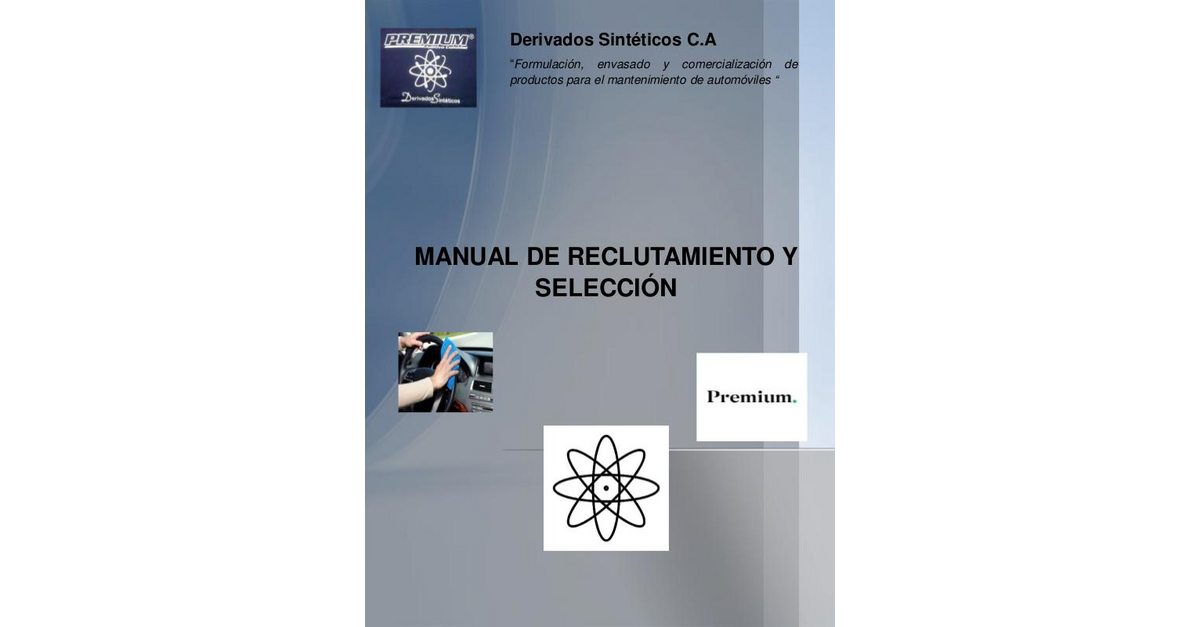 Manual de reclutamiento y selección Manual de reclutamiento y seleccion 1