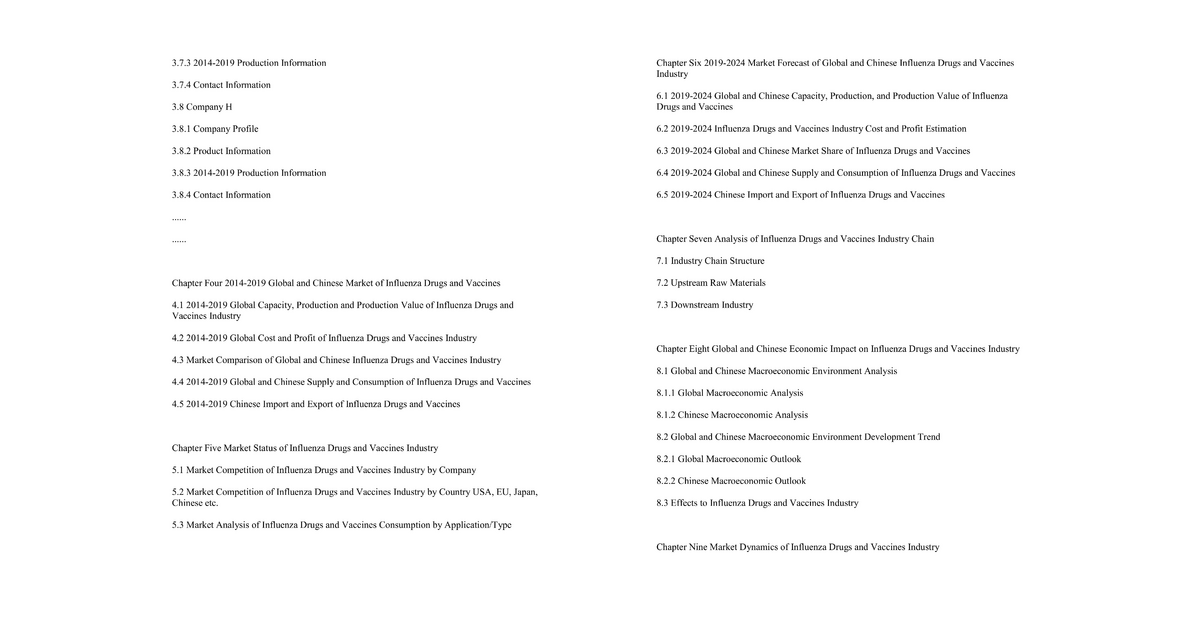 Influenza Vaccine Influenza Drugs and Vaccines Page 4