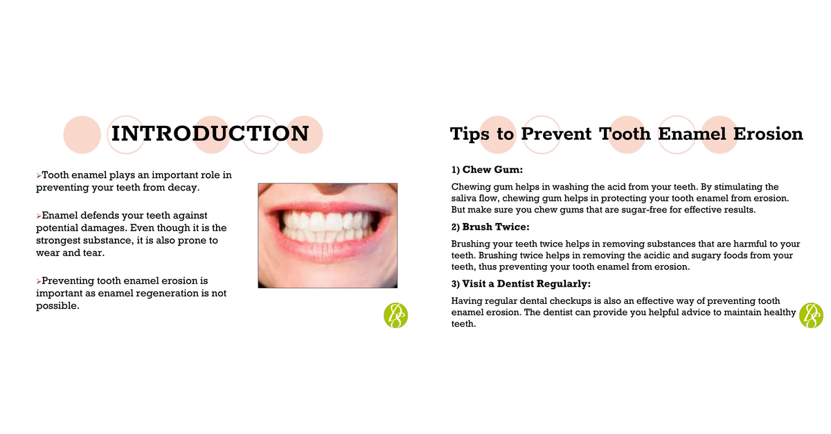 How to Prevent Tooth Enamel Erosion 5 Tips to Prevent Tooth Enamel