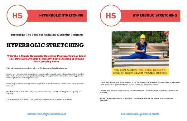 Hyperbolic discount stretching routine