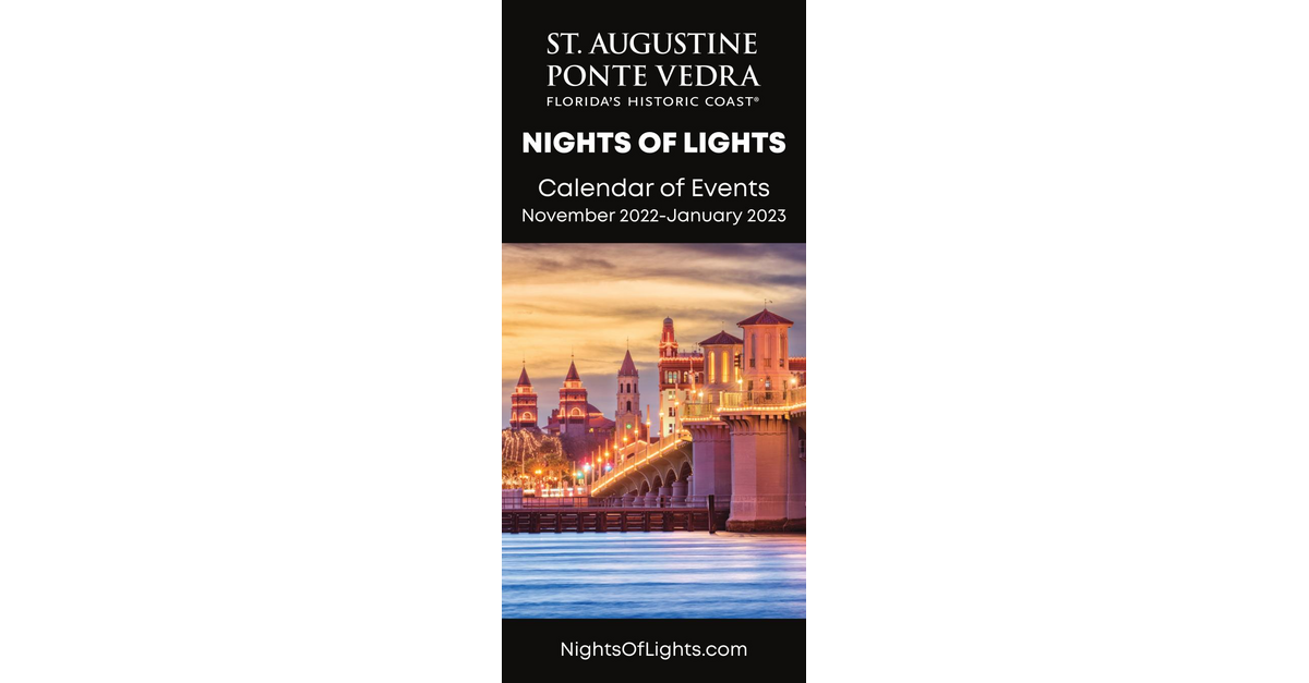 Florida's Historic Coast Calendar of Events Nights of LIghts Nov 2022