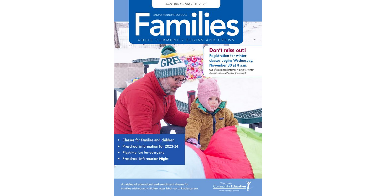 Community Education Current Class Catalogs Families Winter 2023 community-education-current-class-catalogs-families-winter-2023