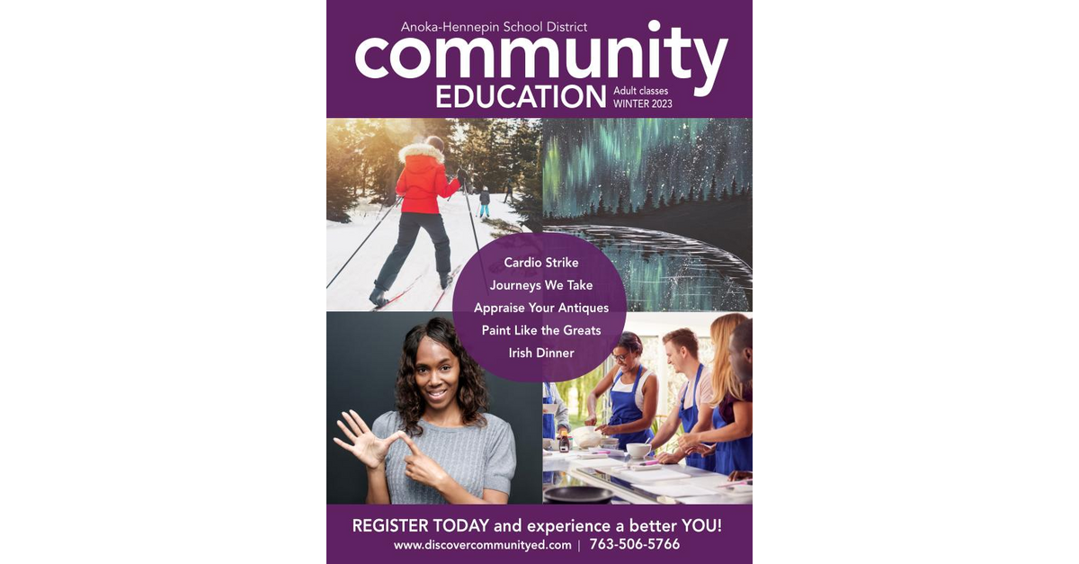 Community Education current class catalogs Adult Activities and