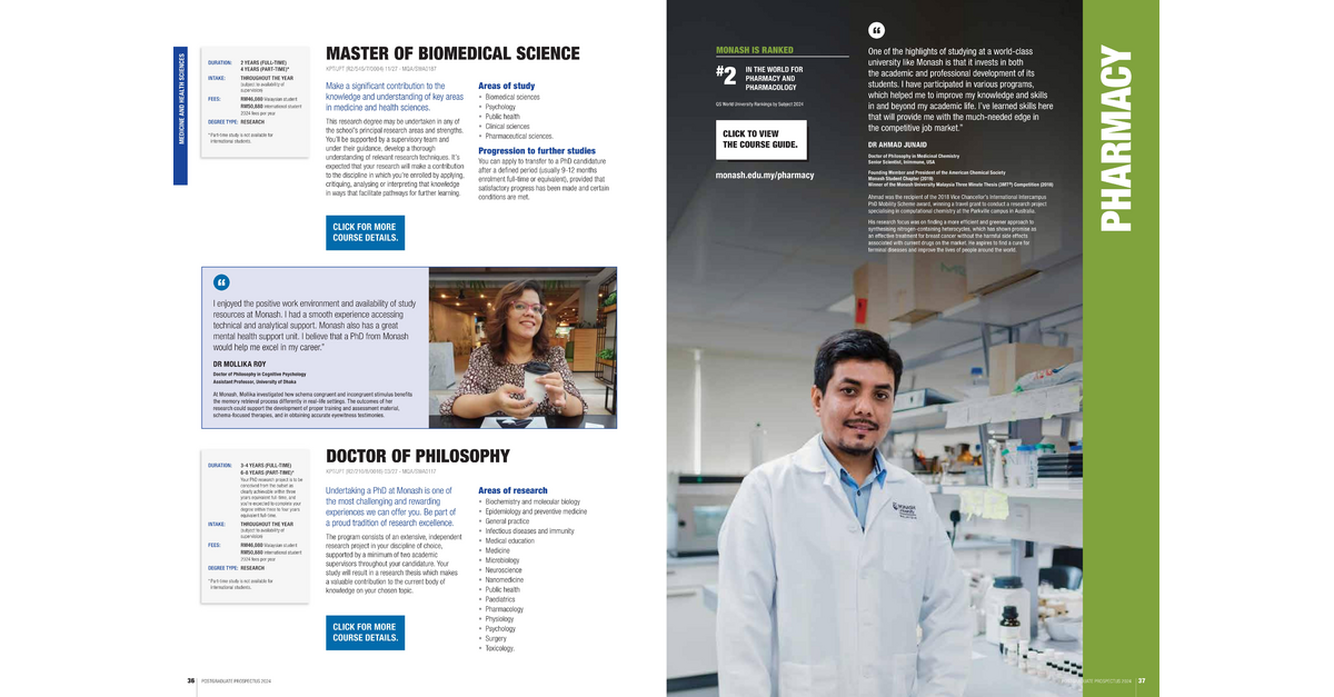 Postgraduate Prospectus 2024 | Page 38