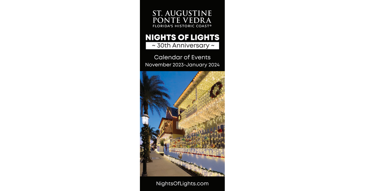 Florida's Historic Coast Calendar of Events Nights of LIghts Nov 2023