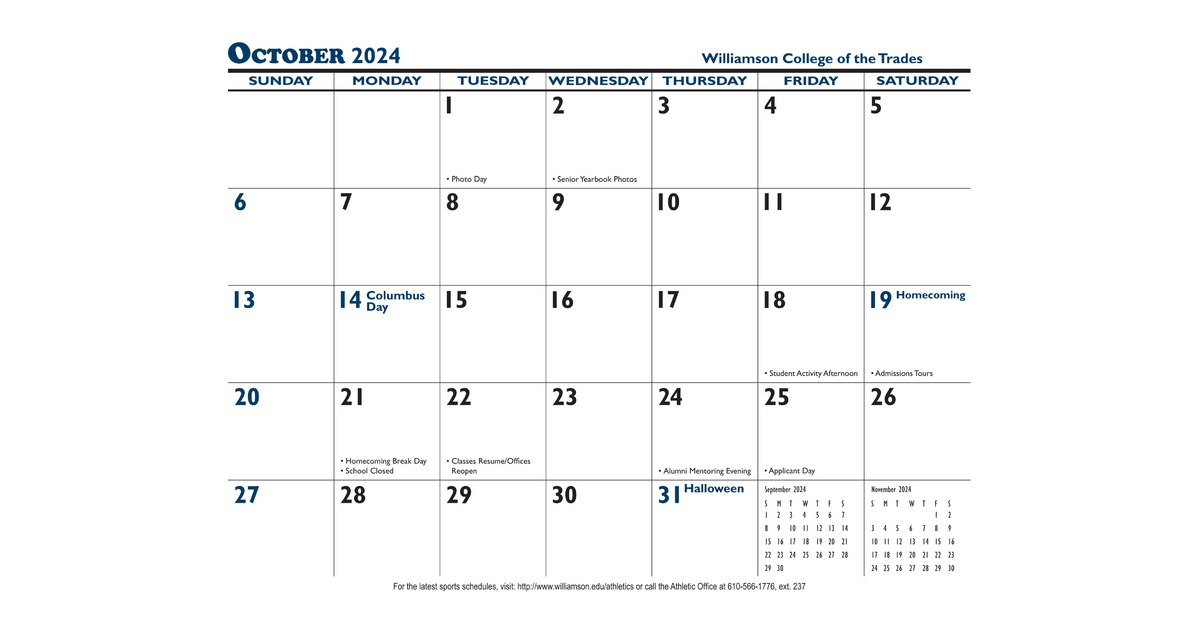 Williamson Academic Calendar | Page 6