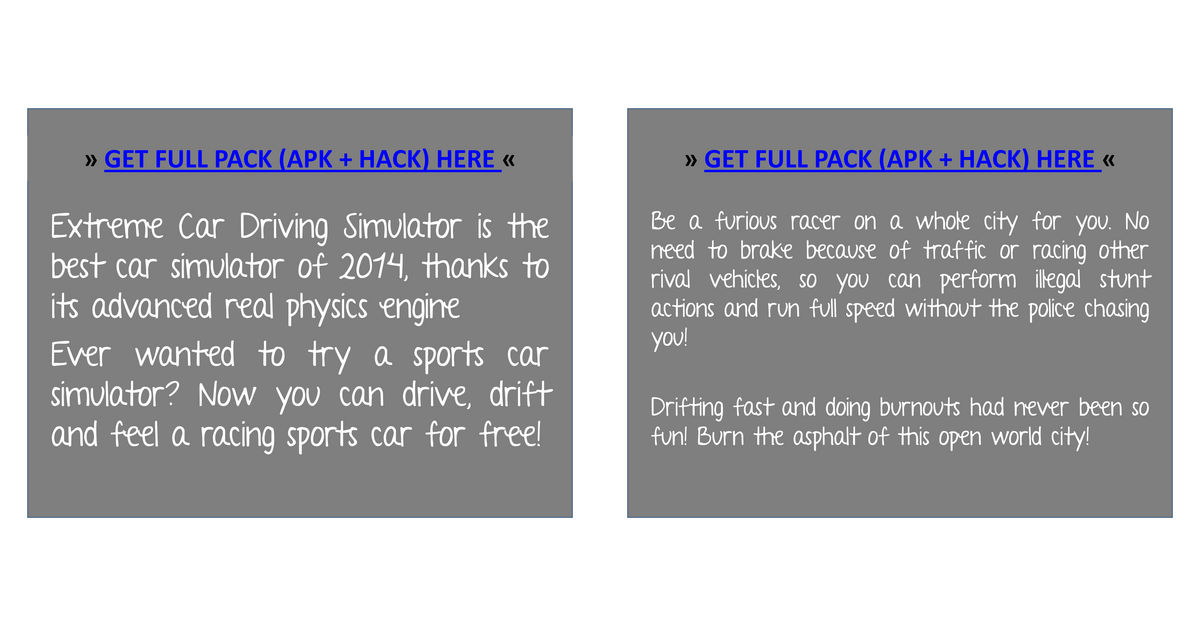 Extreme Car Driving Simulator_v4.11_APK + HACK Page 2