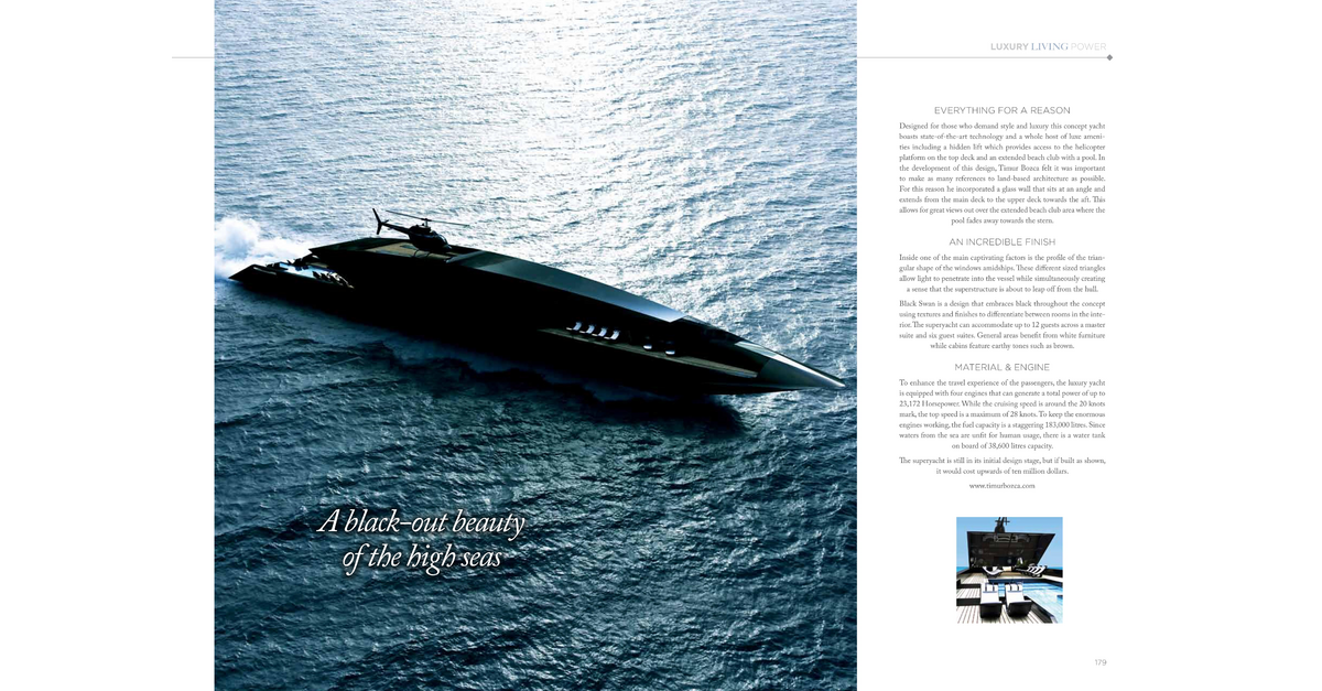 Illustration of High-End Luxury Living Magazine
