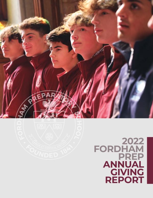 2022 Fordham Prep Annual Report