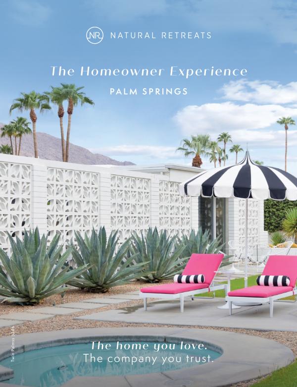 Palm Springs Owner Experience Booklet NR 2023
