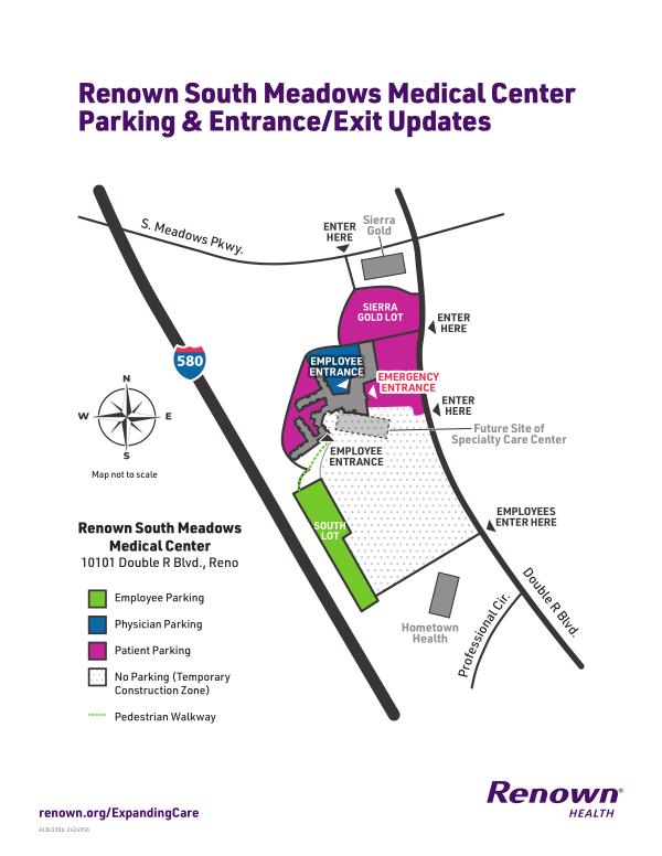 South Meadows Parking Map